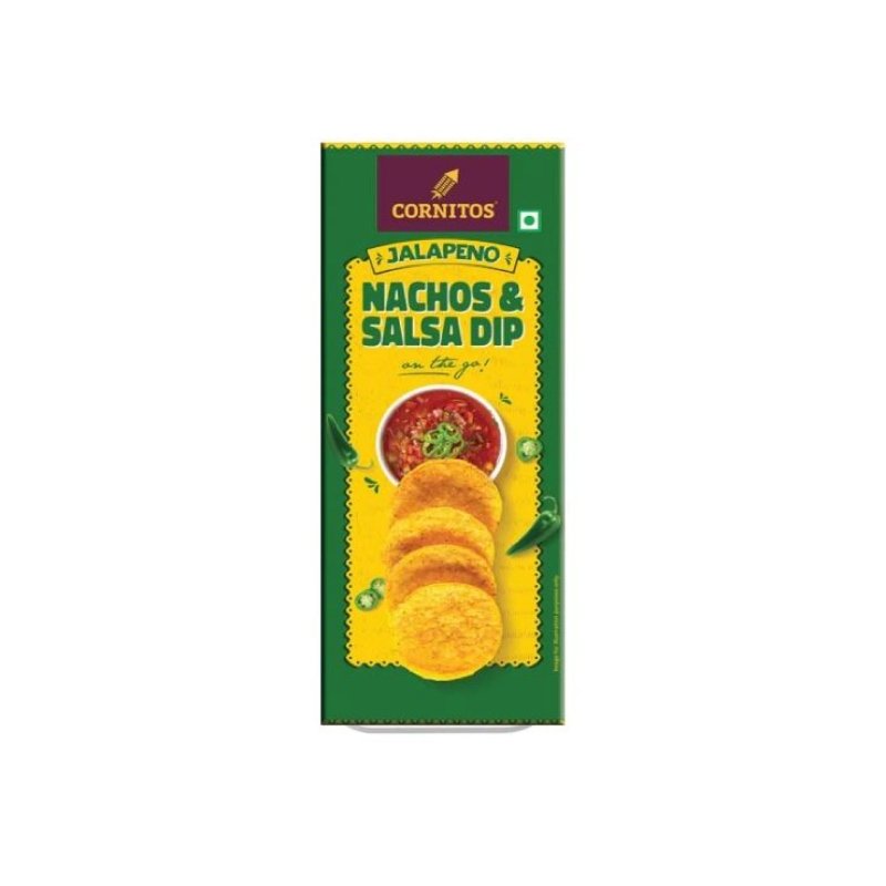 Nacho con salsa Jalapeña Cornitos