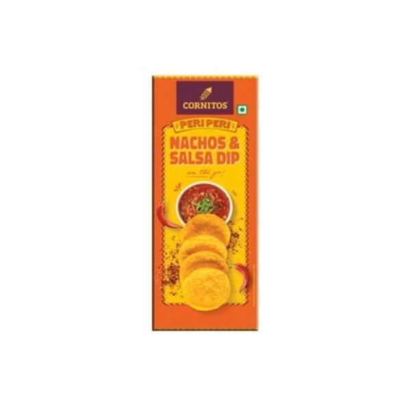 Nacho con salsa Peri Peri Cornitos