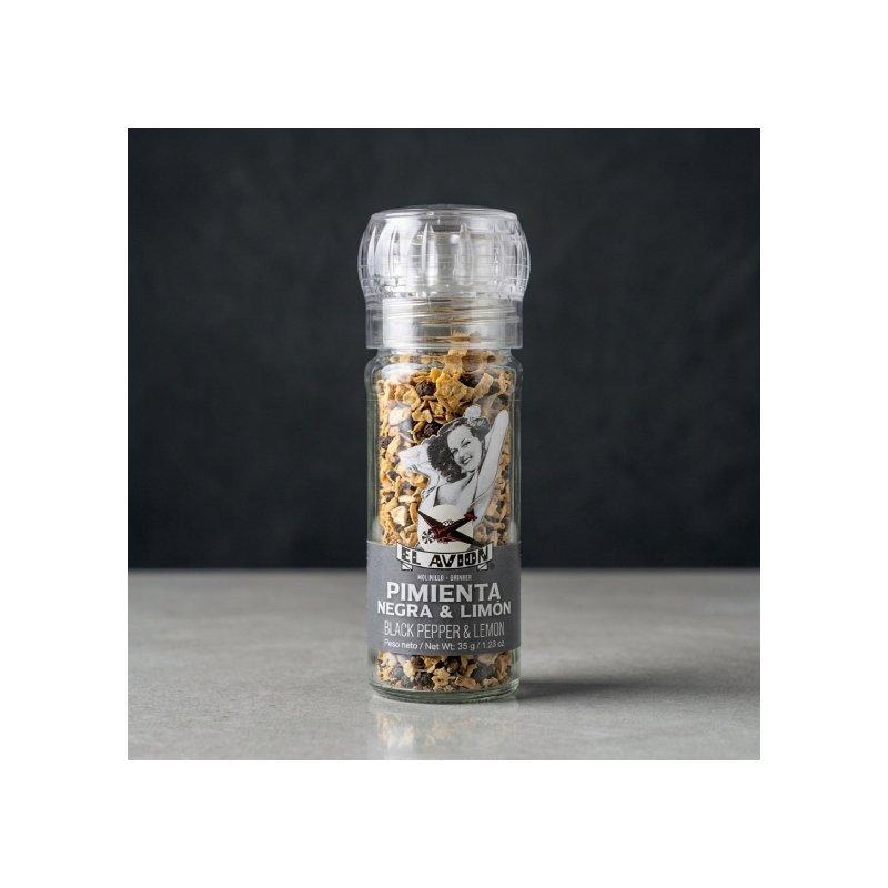 Molinillo El Avión Pimienta y Limón