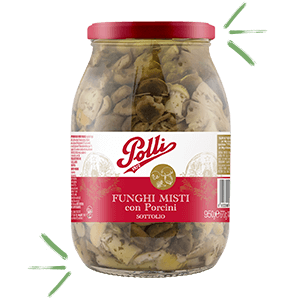Hongos Porcini sotolio Polli