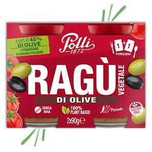 Salsa Ragu Vegetal Polli