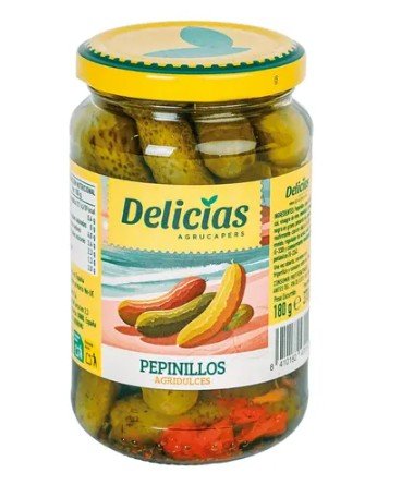 Pepinillos Agridulces en Vinagre Delicias